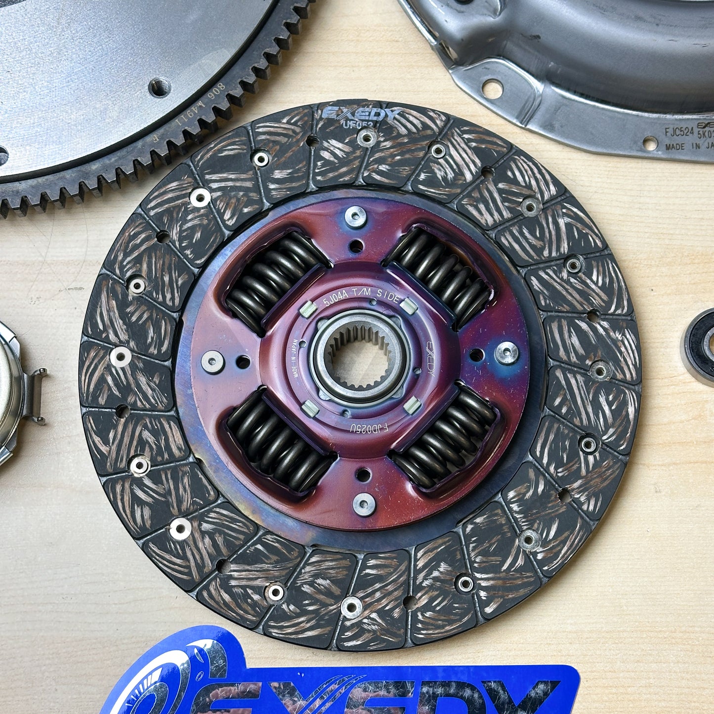 EXEDY OEM Clutch & OEM Flywheel Kit for 99-12 Subaru Impreza Base 2.5L