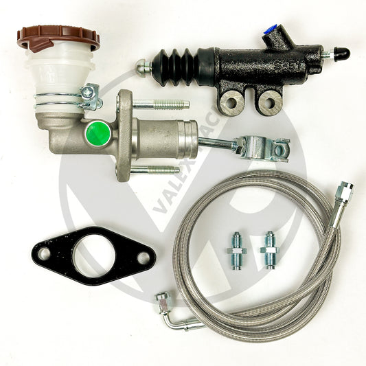 S2000 (S2K) Clutch Master Cylinder (CMC) & Exedy Slave Cylinder Kit with Stainless Steel Clutch Line (Fits: EK EG DC2)