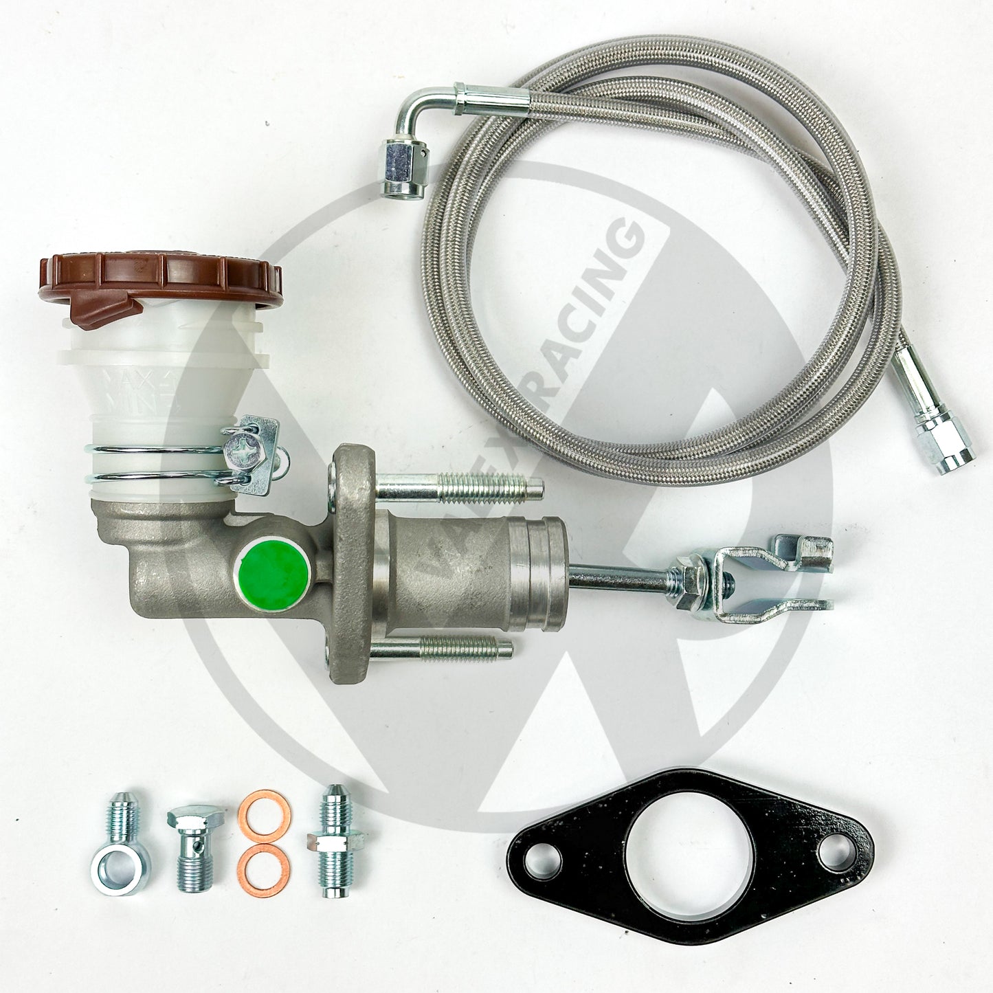 K Swap S2000 (S2K) Style Clutch Master Cylinder (CMC) Kit with Stainless Steel Clutch Line