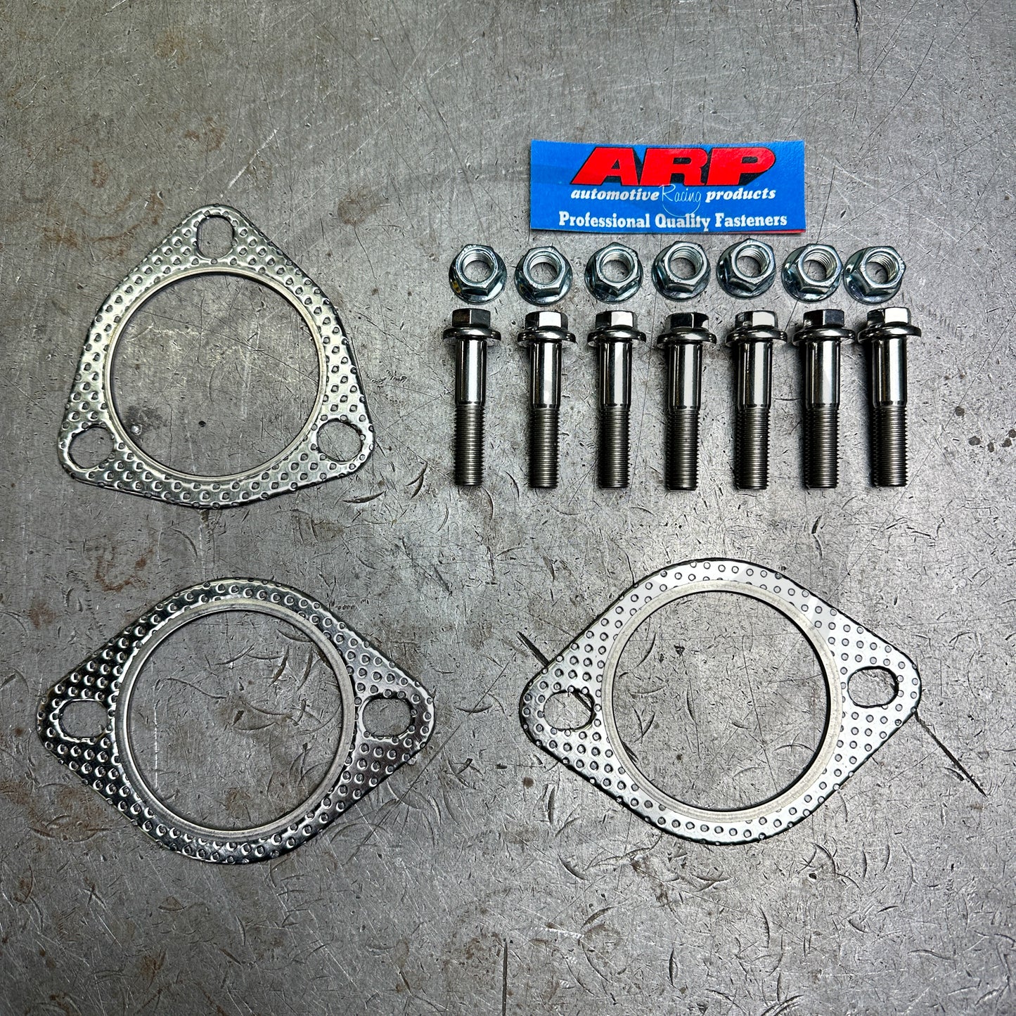 ARP Stainless Exhaust Gasket Hardware Kit (2.25 inch) For Honda Civic Acura Integra