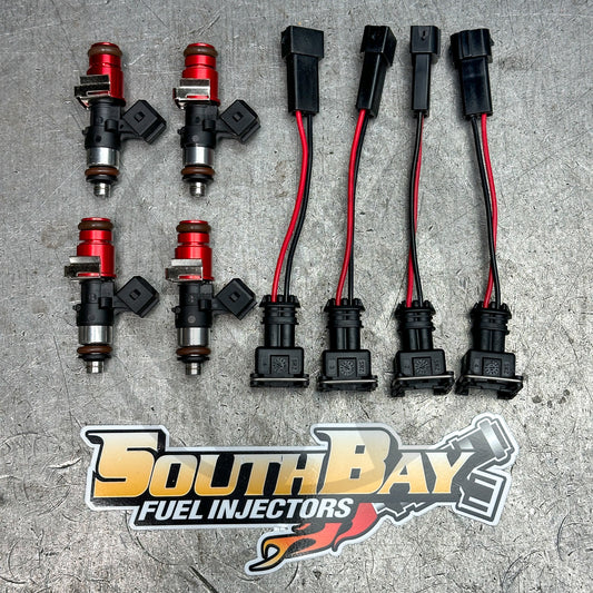 SouthBay 1650x Bosch EV14 Fuel Injector Set Honda / Acura K Series Fuel Injectors K20 K24