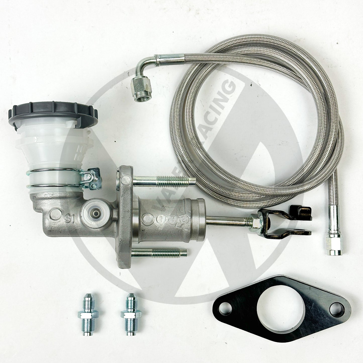 OEM S2000 (S2K) Clutch Master Cylinder (CMC) Kit with Adapter and Stainless Steel Clutch Line EG EK DC