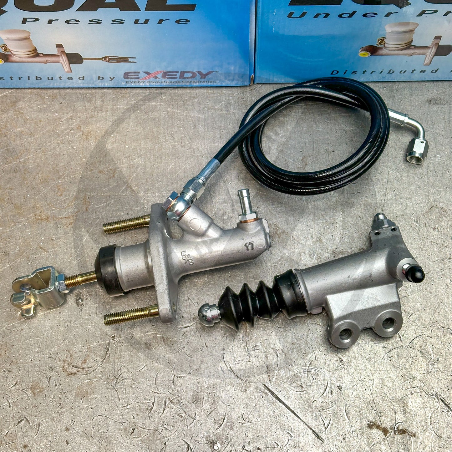 Exedy EM1 Clutch Master w Slave Cylinder for 16-21 Honda Civic Si No Delay Valve