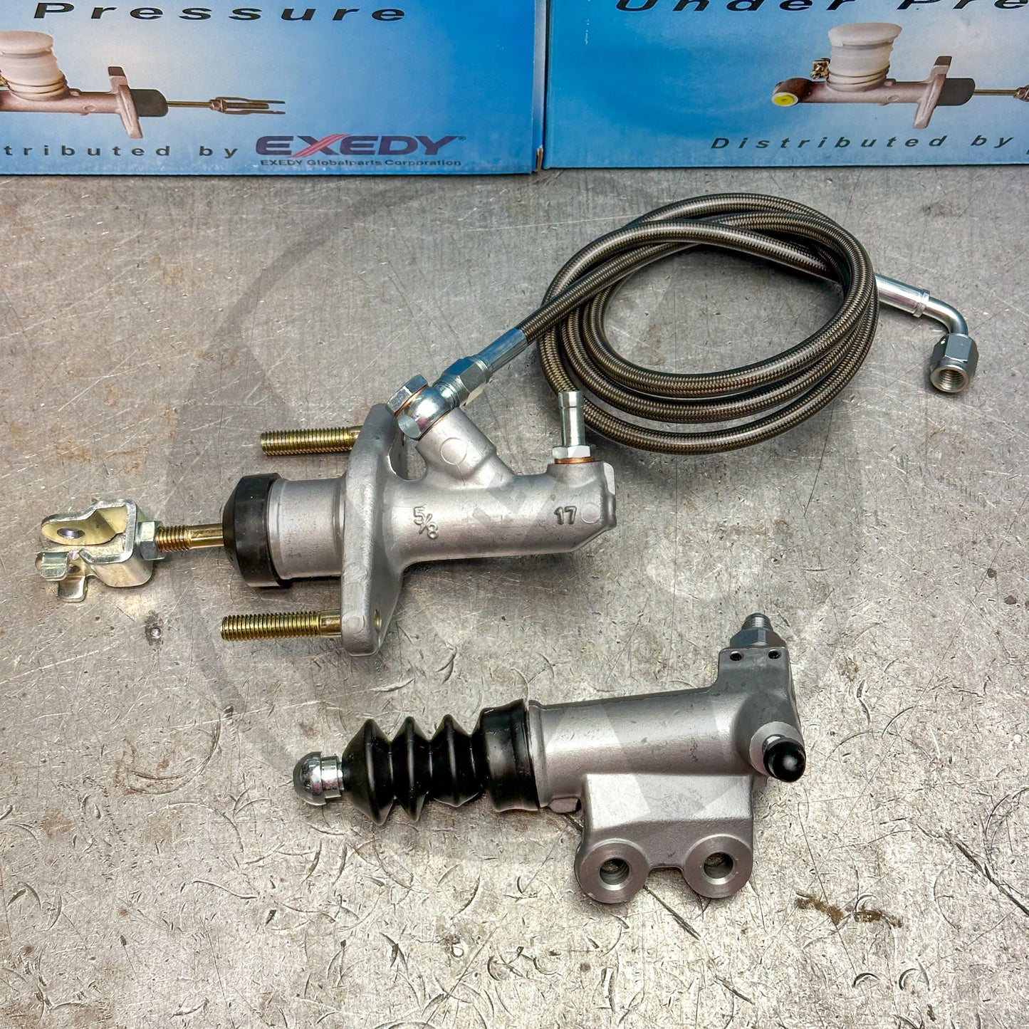 Exedy EM1 Clutch Master w Slave Cylinder for 16-21 Honda Civic Si No Delay Valve