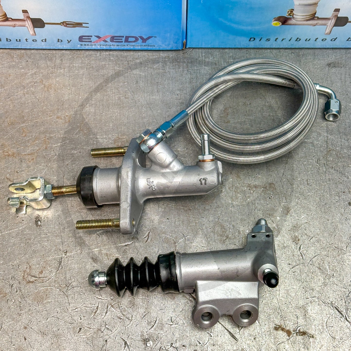 Exedy EM1 Clutch Master w Slave Cylinder for 16-21 Honda Civic Si No Delay Valve