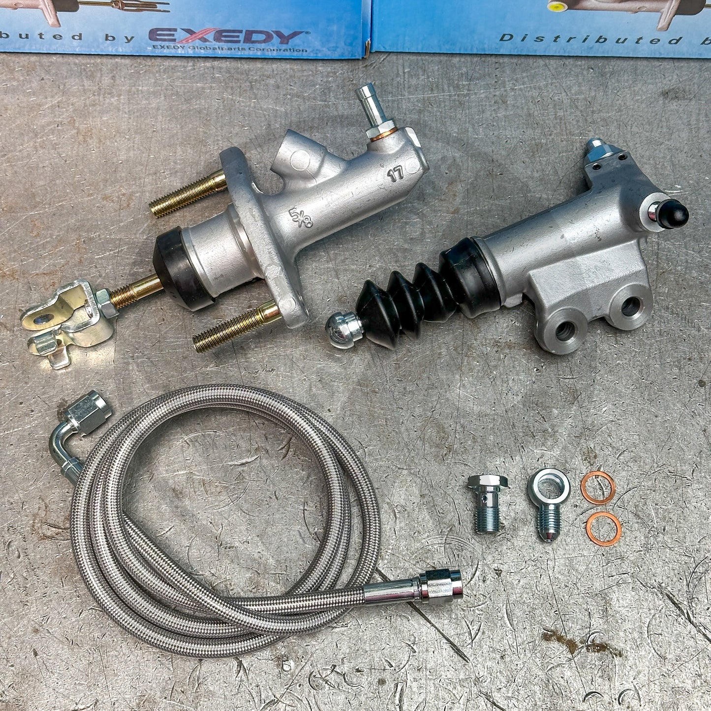Exedy EM1 Clutch Master w Slave Cylinder for 16-21 Honda Civic Si No Delay Valve