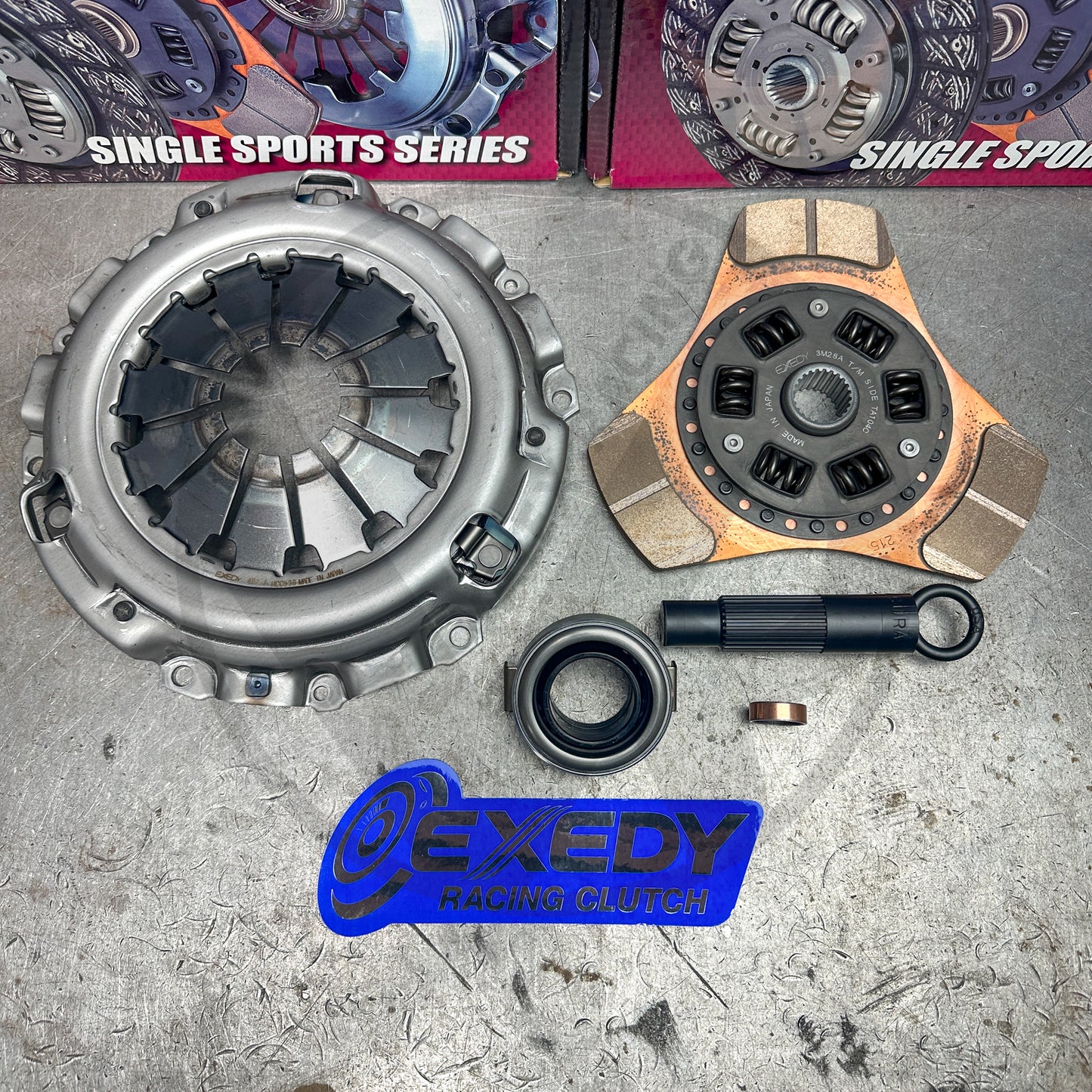 EXEDY STAGE 2 CLUTCH DISC & EXEDY OEM PRESSURE PLATE Honda K Series K20 K24