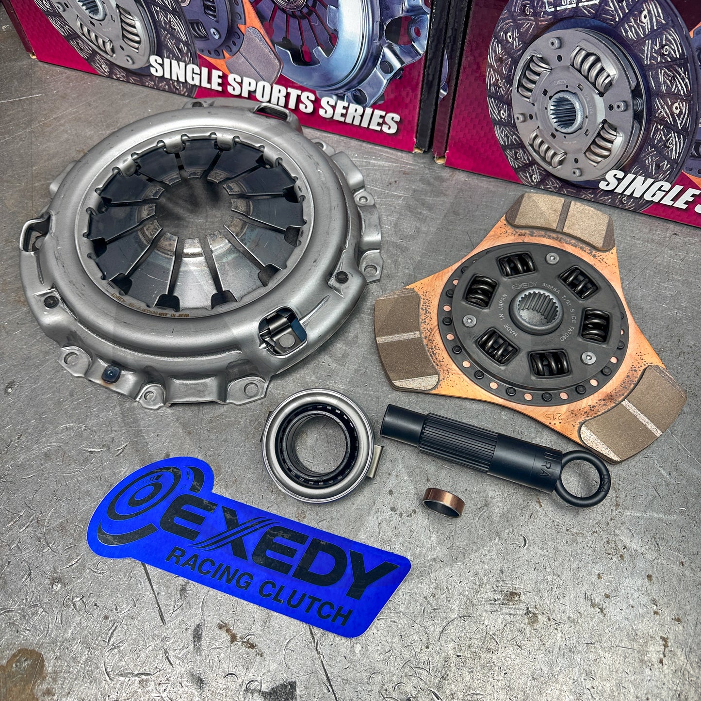 EXEDY STAGE 2 CLUTCH DISC & EXEDY OEM PRESSURE PLATE Honda K Series K20 K24