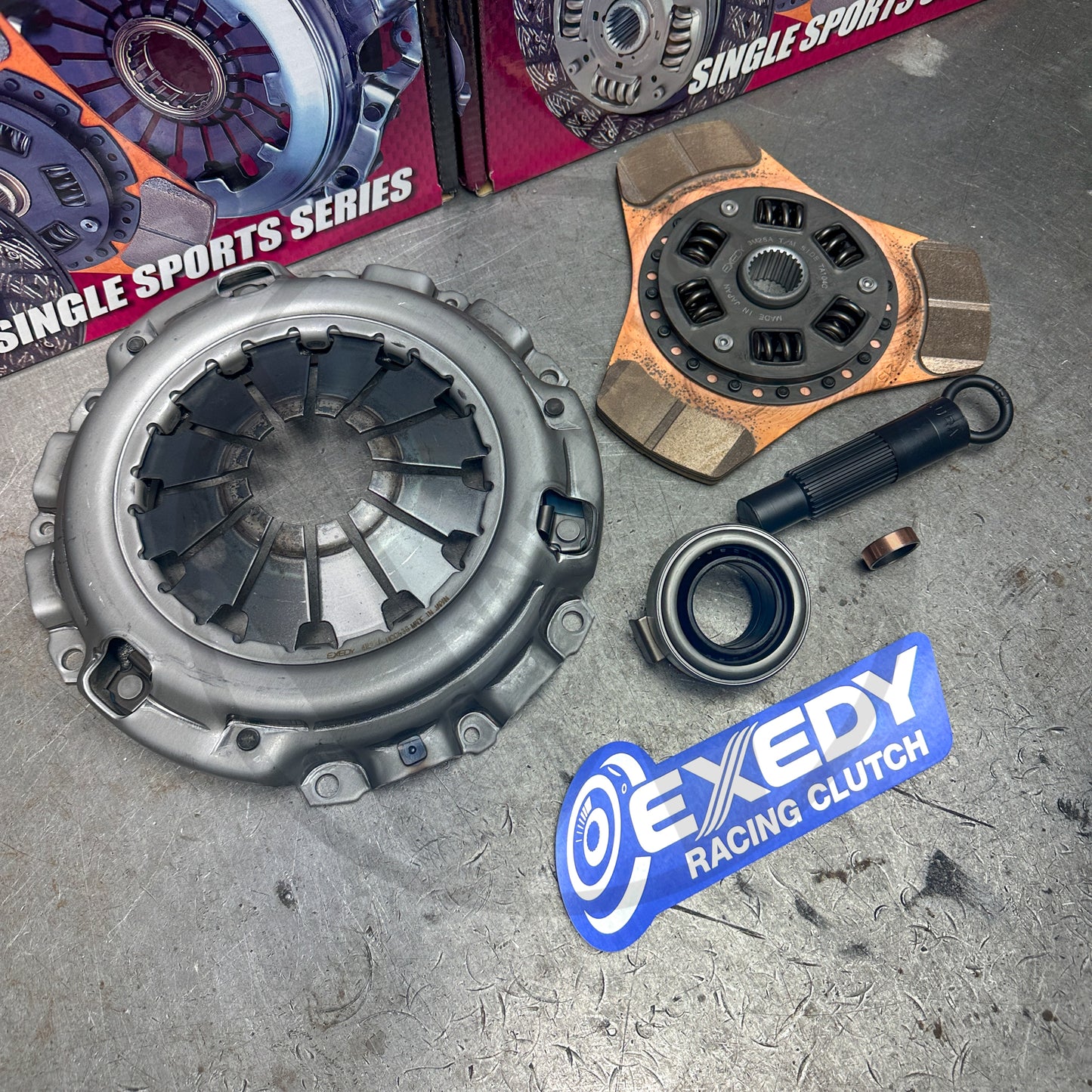 EXEDY STAGE 2 CLUTCH DISC & EXEDY OEM PRESSURE PLATE Honda K Series K20 K24