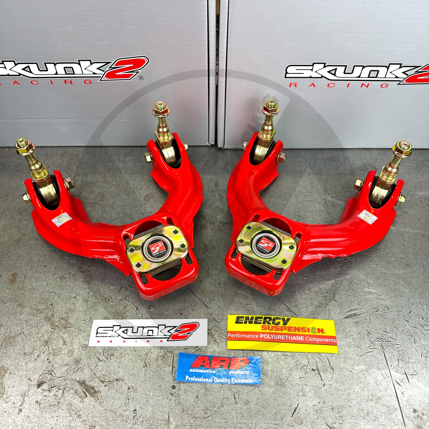 Upgraded Skunk2 Pro Series Camber Kit with Upgraded Uprights 92-95 Civic 94-01 Integra EG DC2