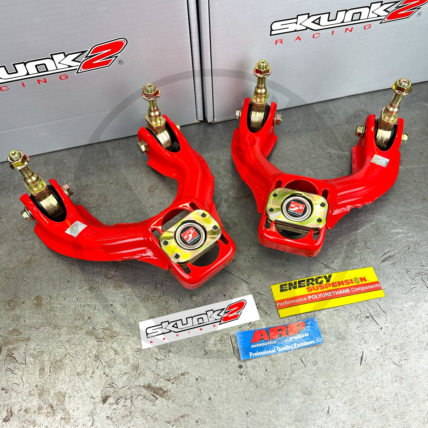 Upgraded Skunk2 Pro Series Camber Kit with Upgraded Uprights 92-95 Civic 94-01 Integra EG DC2