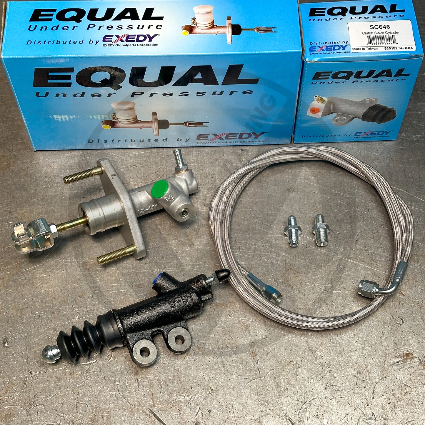 Exedy Clutch Master Cylinder Slave Cylinder Clutch Line For 1997-2001 Honda CRV