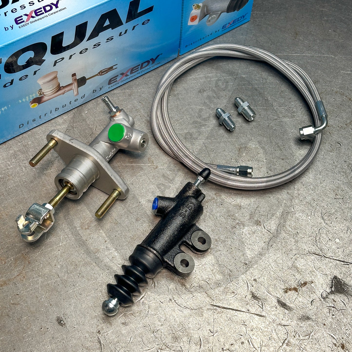 Exedy Clutch Master Cylinder Slave Cylinder Clutch Line For 1997-2001 Honda CRV