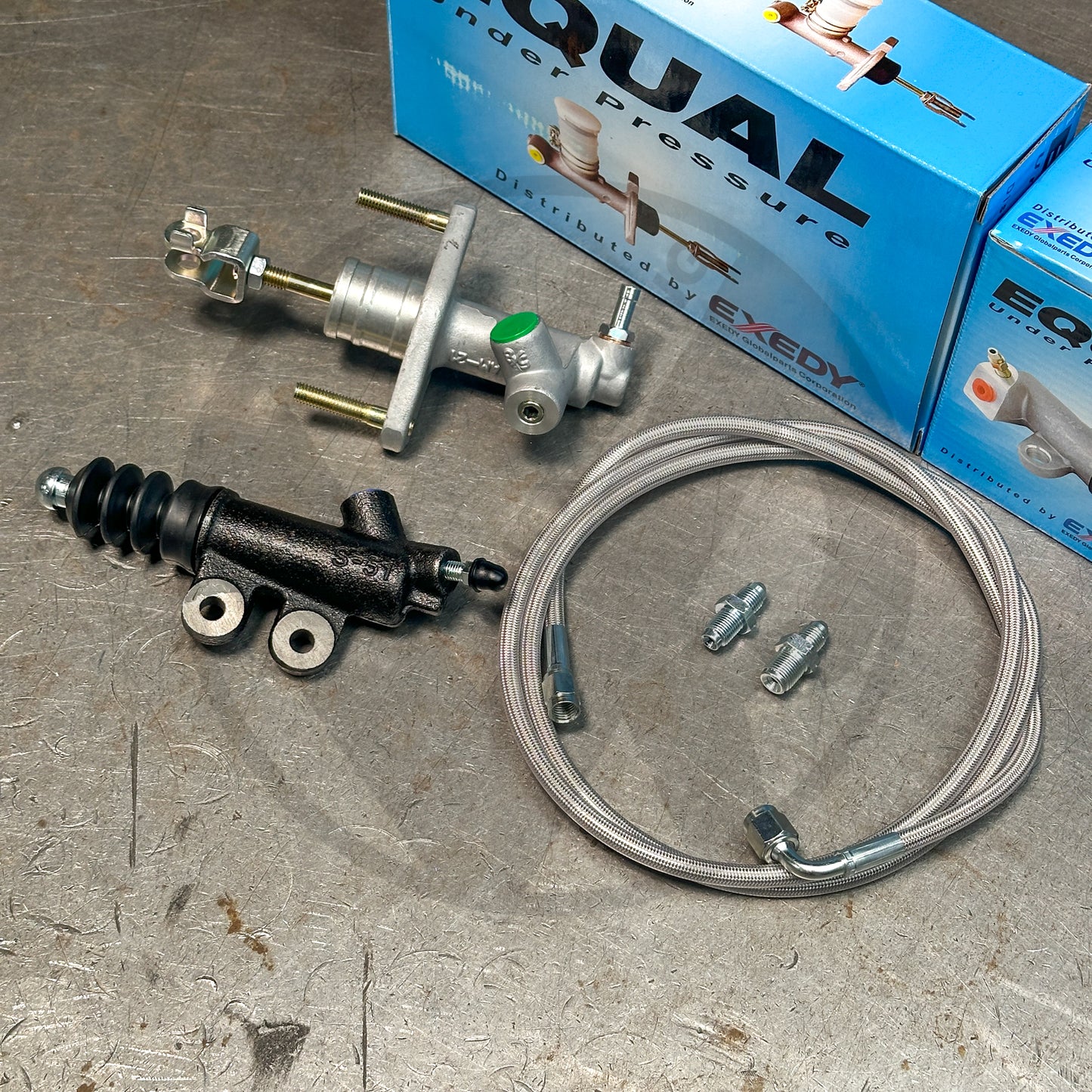 Exedy Clutch Master Cylinder Slave Cylinder Clutch Line For 1997-2001 Honda CRV