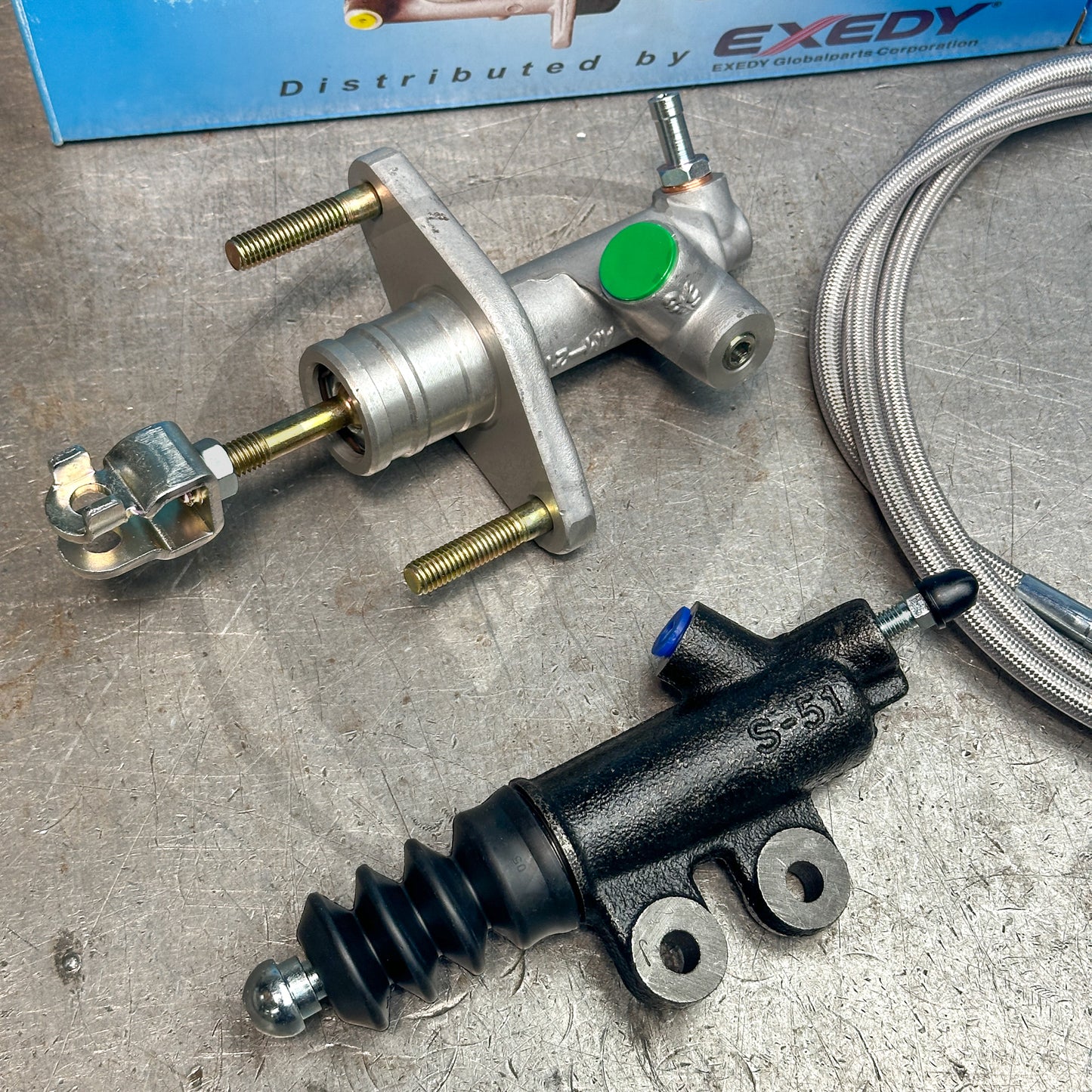 Exedy Clutch Master Cylinder Slave Cylinder Clutch Line For 1997-2001 Honda CRV