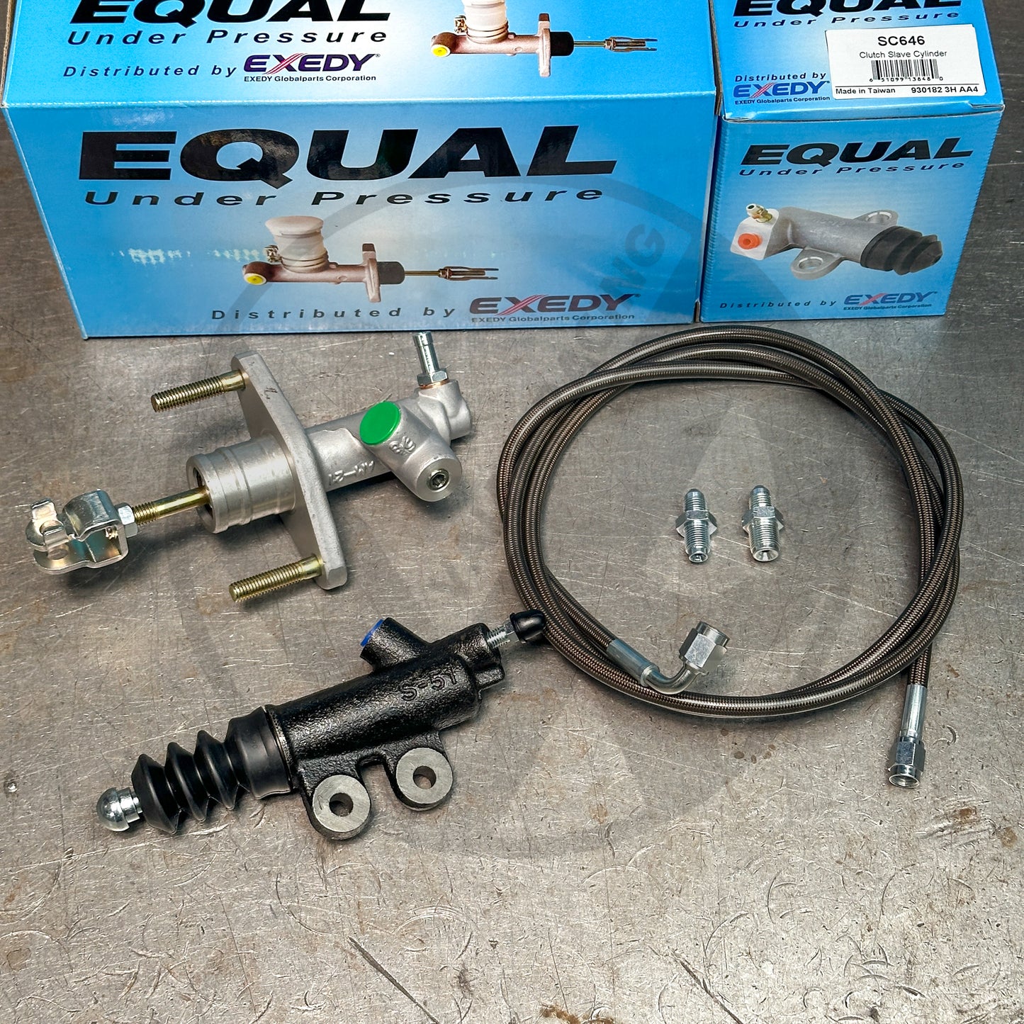 Exedy Clutch Master Cylinder Slave Cylinder Clutch Line For 1997-2001 Honda CRV