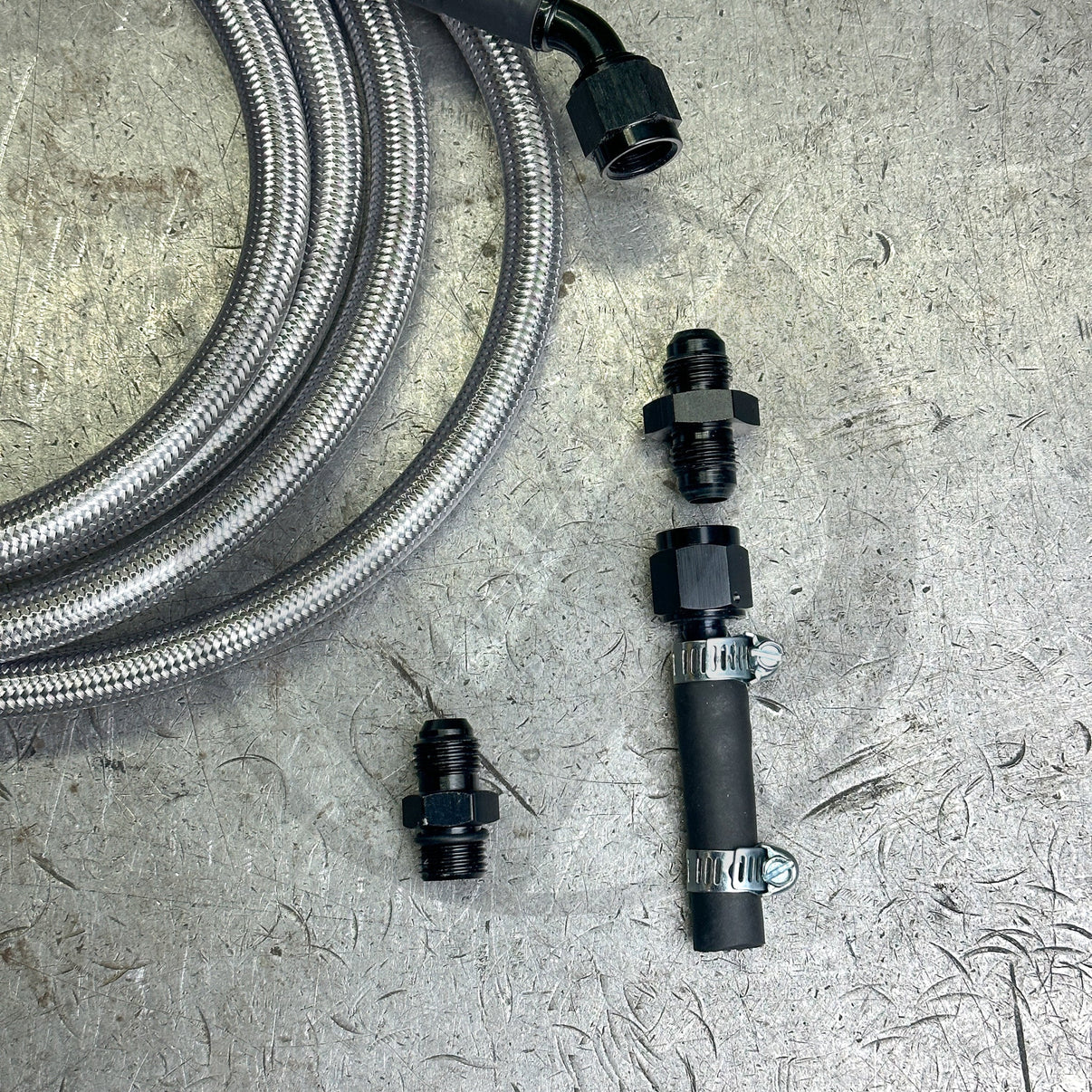 9495 Integra E85 Compatible Stainless Steel Fuel Lines Kit 6AN Bo