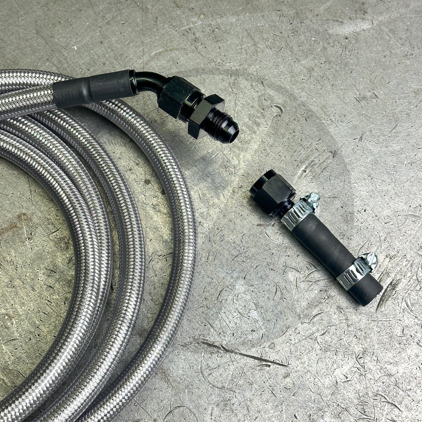96-00 Civic E85 Compatible Stainless Steel Fuel Return Line | Regulator to Tank