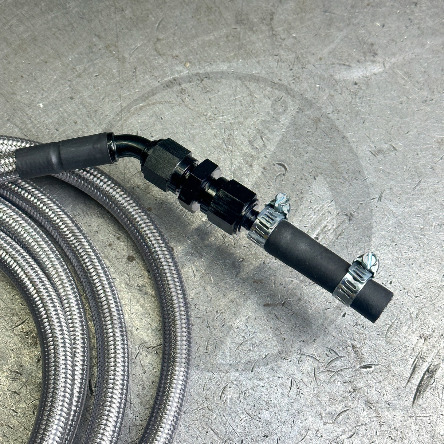 92-95 Civic E85 Compatible Stainless Steel Fuel Return Line | Regulator to Tank