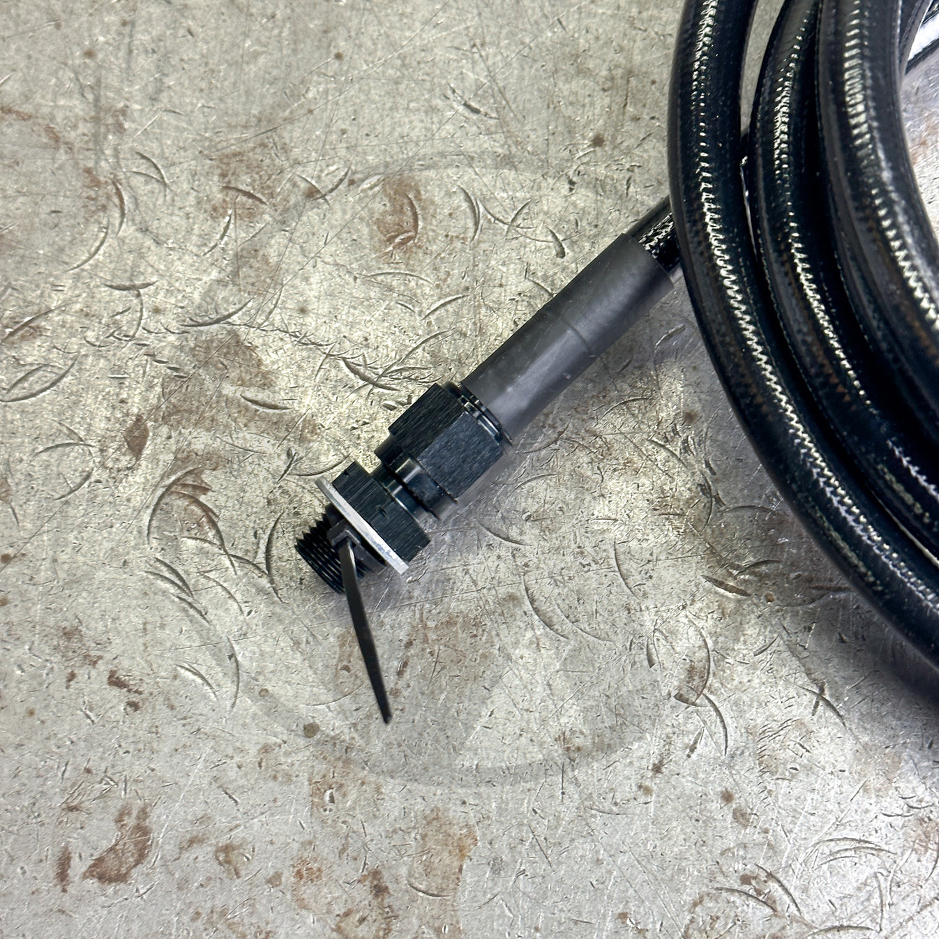 9495 Integra E85 Compatible Black Stainless Steel Fuel Lines Kit 6A