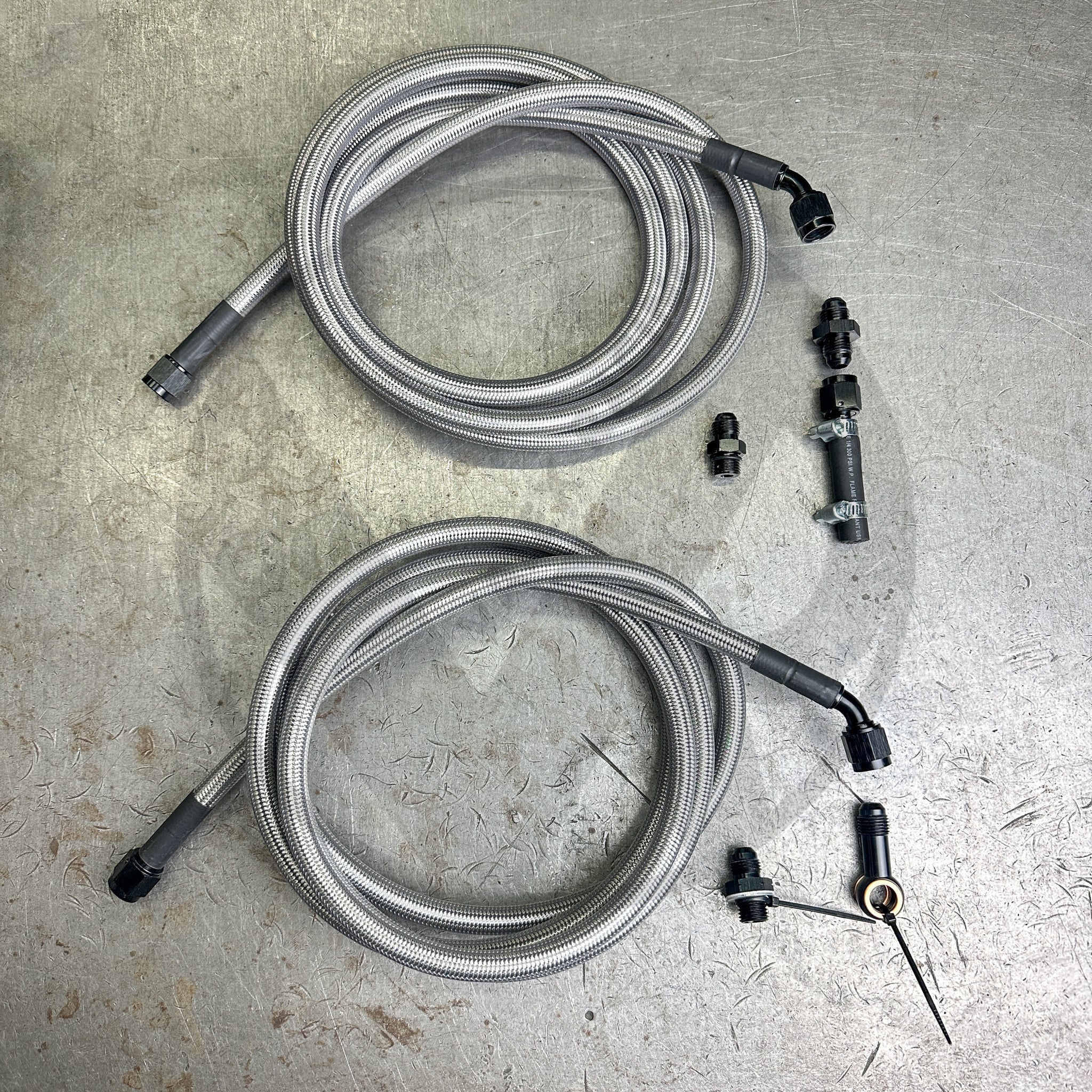 94-01 Integra E85 Compatible Stainless Steel Fuel Lines Kit - 6AN | Bo ...
