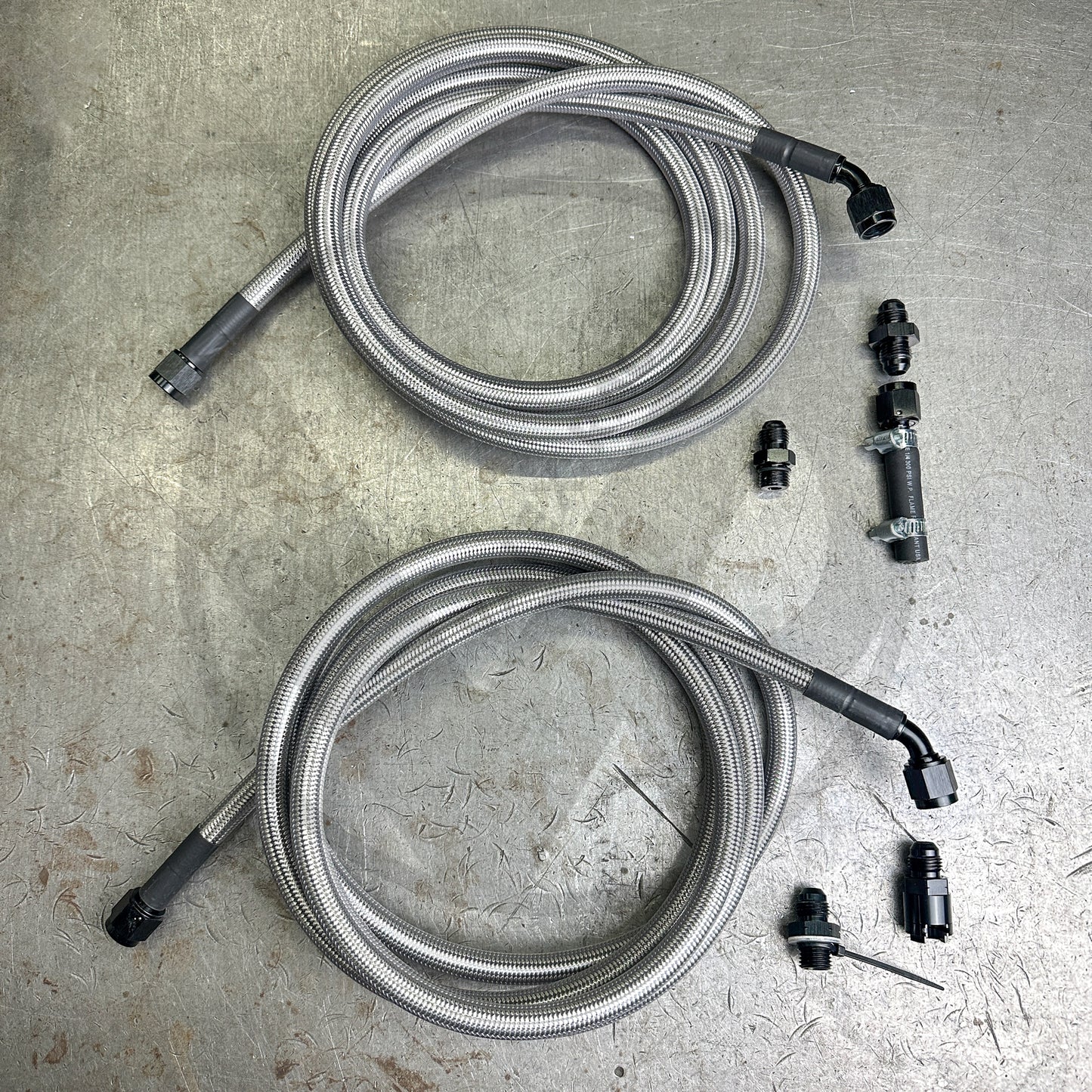 94-01 Integra E85 Compatible Stainless Steel Fuel Lines Kit - 6AN | Bolt On