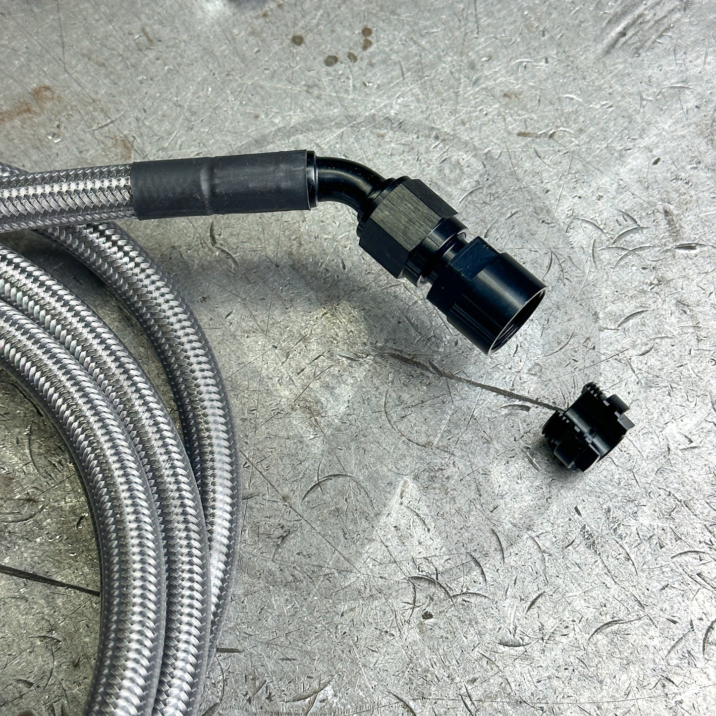 94-01 Integra E85 Compatible Stainless Steel Fuel Lines Kit - 6AN | Bolt On