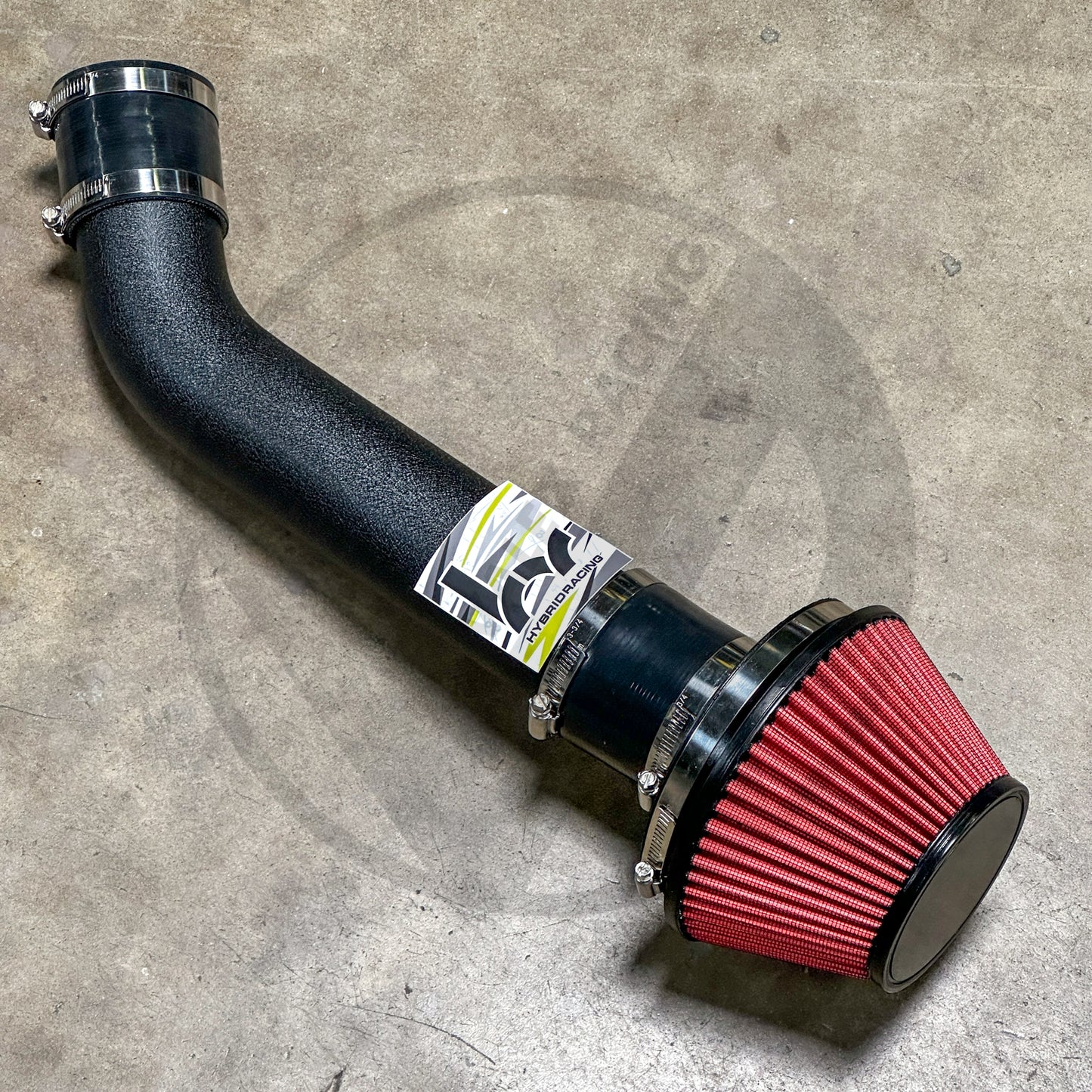 3" inch Air Intake | Hybrid Racing Filter V Stack Combo for Honda Civic Integra w/Skunk2 Ultra Street (Wrinkle Black)