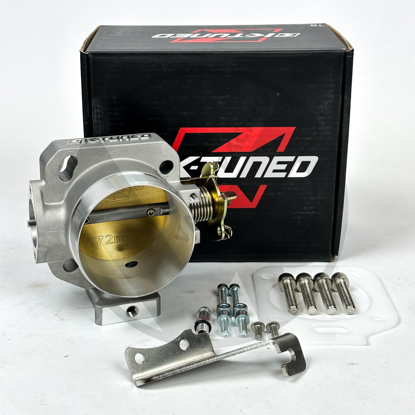 K-Tuned 72mm Cast Throttle Body Dual With Thermal Gasket For RBC / PRB Intake Manifold