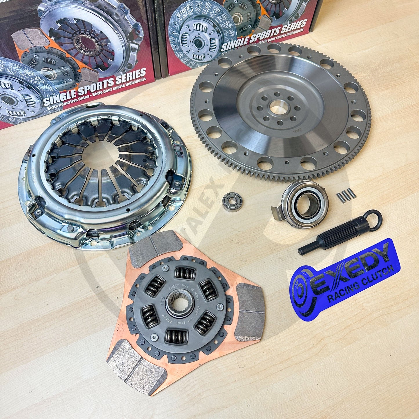 EXEDY Stage 2 Clutch & 12lbs Flywheel for 06-16 Subaru WRX Impreza Legacy