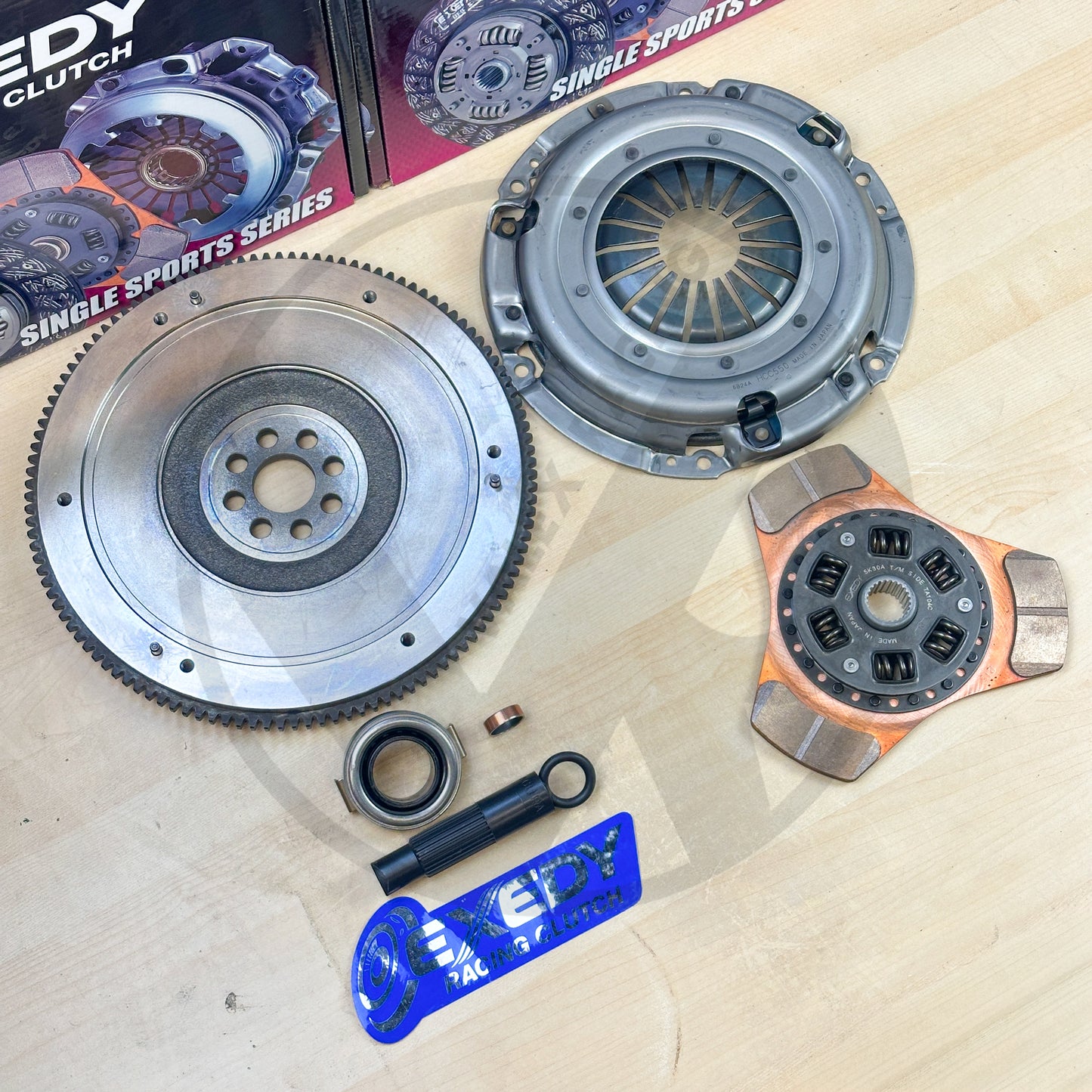 Exedy OEM Clutch OEM Flywheel Stage 2 Disc for 12-15 Honda Civic Si 9th Gen 2.4L
