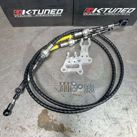 K Tuned Race-Spec Shifter Cables and Trans Bracket RSX EG EK K Swap K20 K24