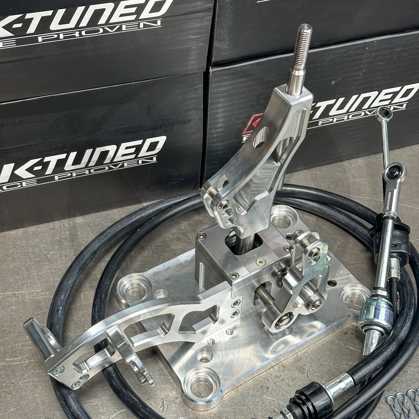 K Tuned Billet RSX Pro Shifter and OEM Spec Shifter Cables