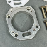 K Tuned RBC / RRC Dual Throttle Body Adapter 70mm with Valex Racing Thermal Gaskets
