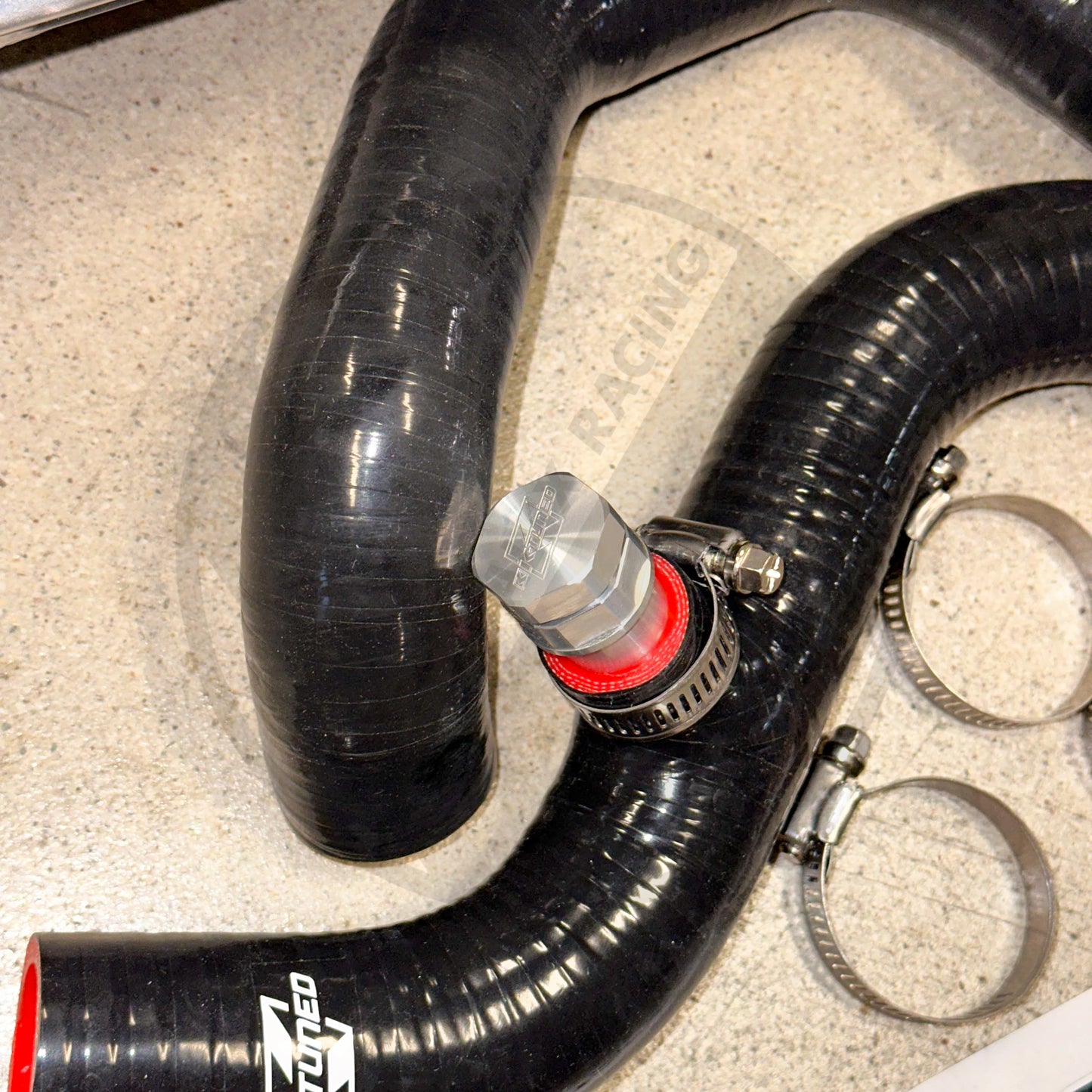 Pro Driver Side Radiator Kit w/ K-TUNED Radiator Hoses For Honda Civic Acura Integra K Swap