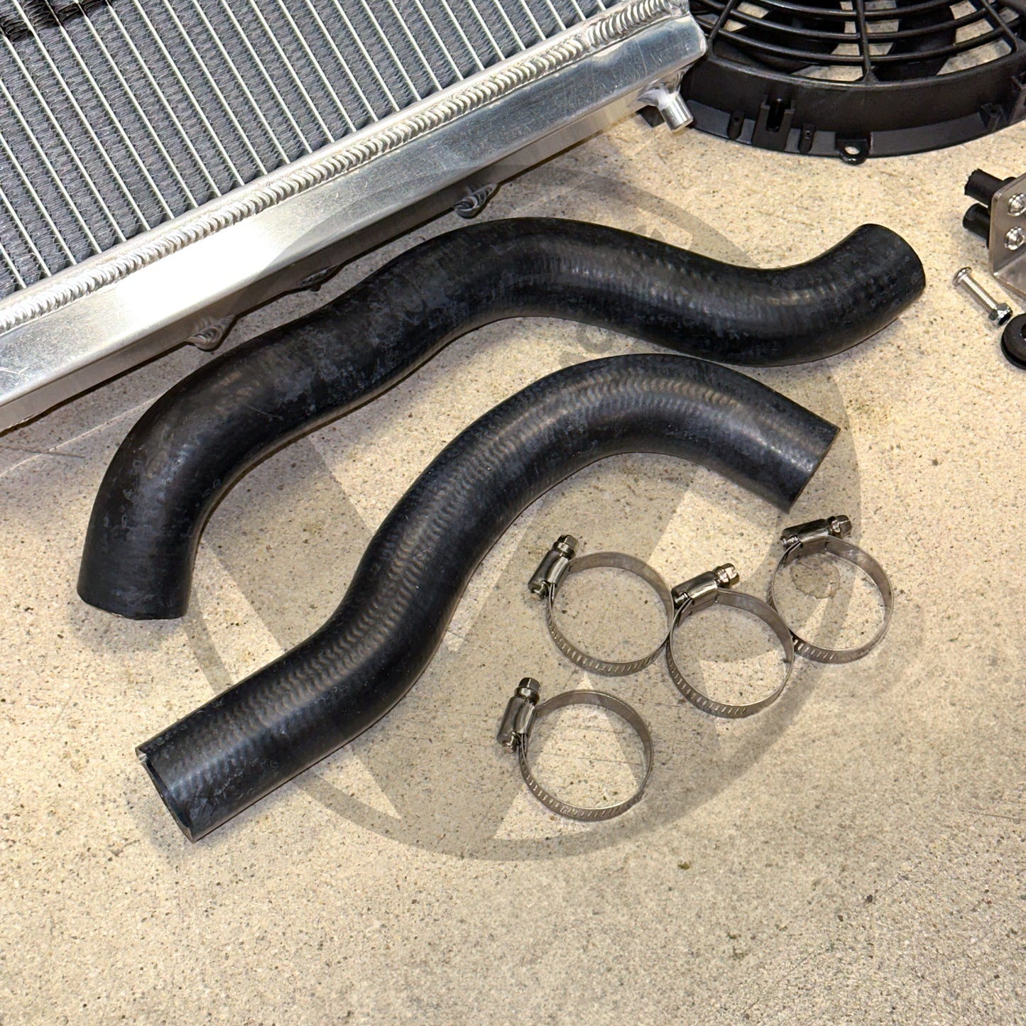 Pro Driver Side Radiator Kit For Honda Civic Acura Integra K Swap