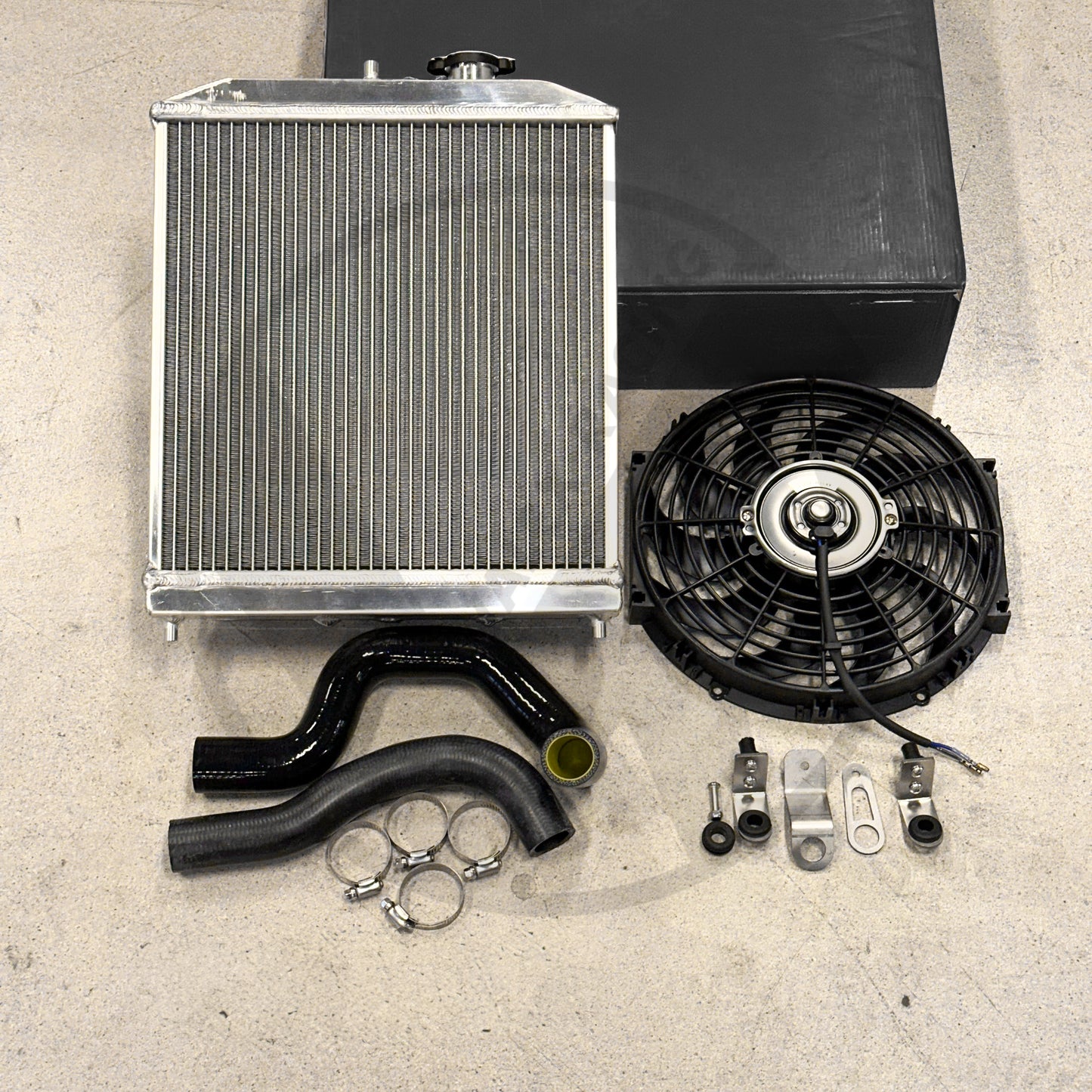 Pro Driver Side Radiator Kit For Honda Civic Acura Integra K Swap