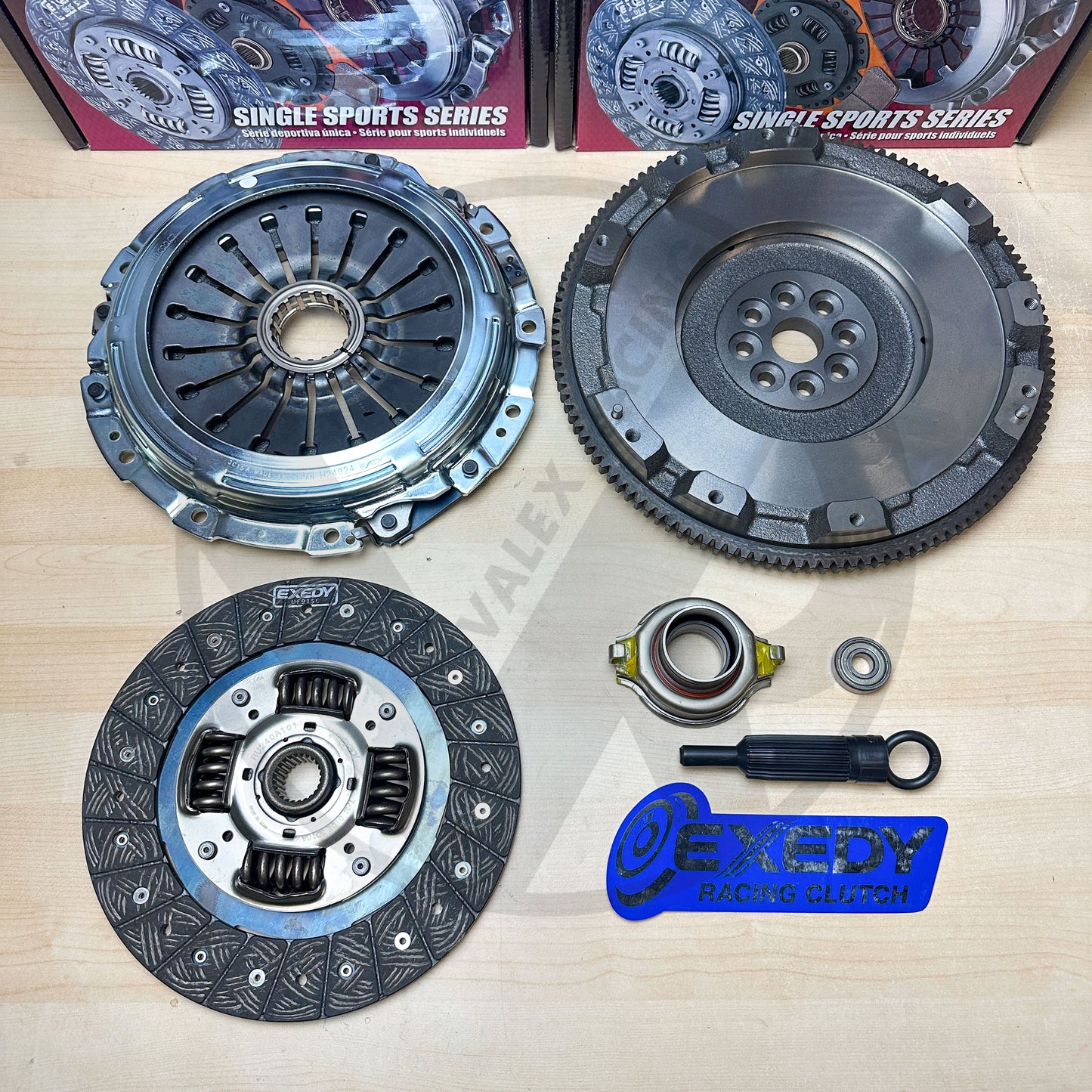 EXEDY Stage 1 Clutch & OEM Flywheel for 2004-2021 Subaru WRX STI 2.5L