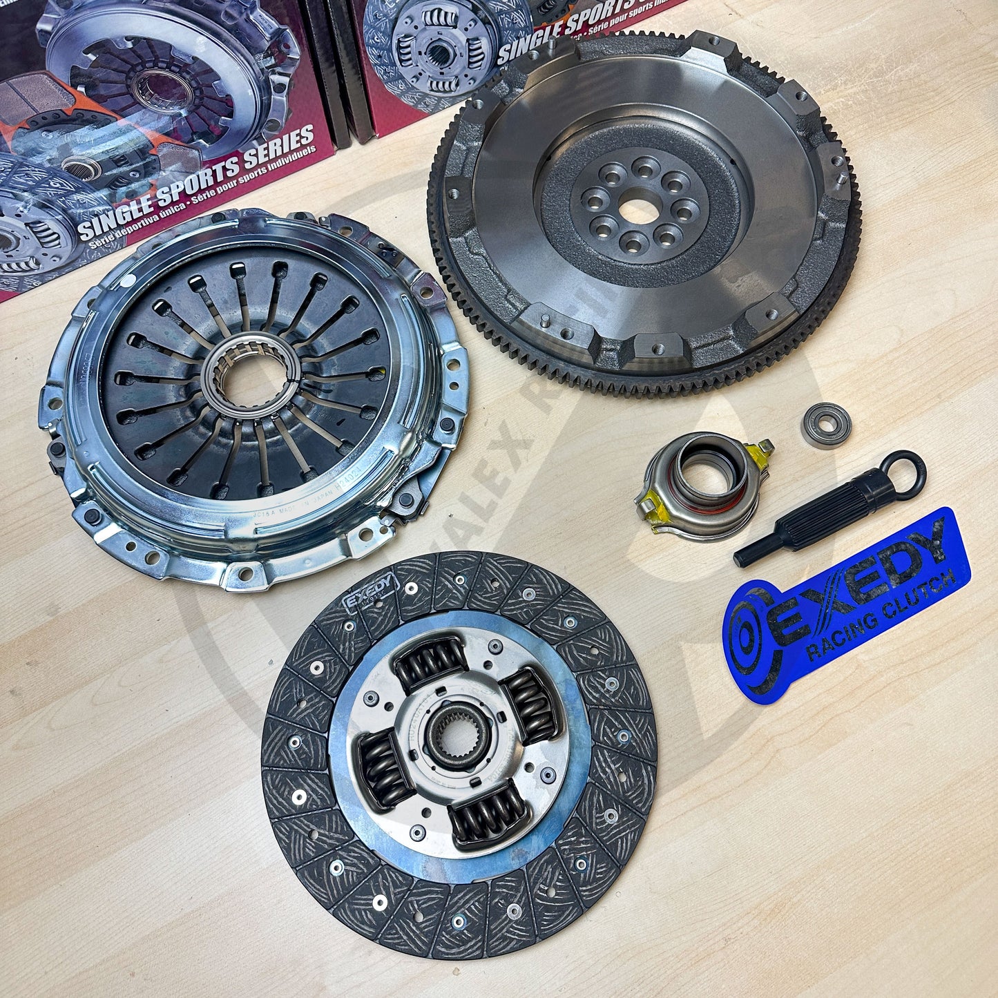 EXEDY Stage 1 Clutch & OEM Flywheel for 2004-2021 Subaru WRX STI 2.5L