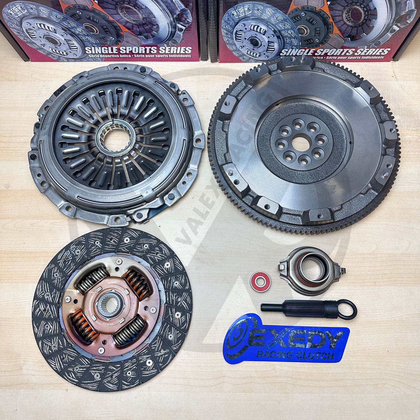 EXEDY OEM Clutch & 13.4LBS Flywheel Kit for 2004-2021 Subaru WRX STI 2.5L Turbo