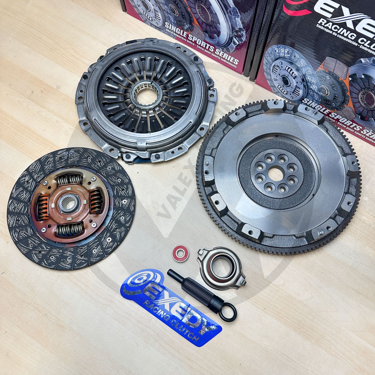 EXEDY OEM Clutch & 13.4LBS Flywheel Kit for 2004-2021 Subaru WRX STI 2.5L Turbo