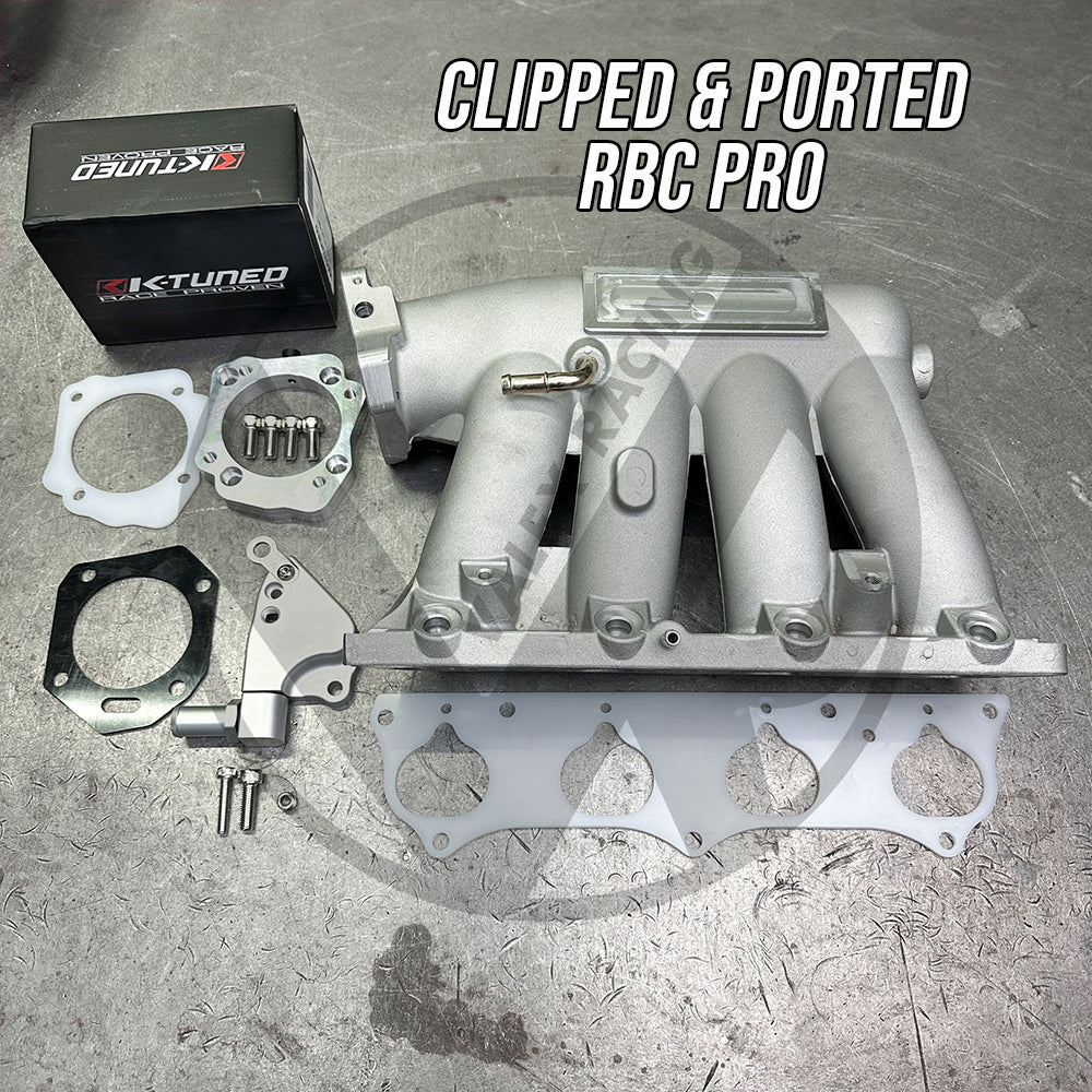 RBC Pro Ported Manifold & IMA w/ K-Tuned Throttle Adapter for 06-15 Civic Si 8th 9th