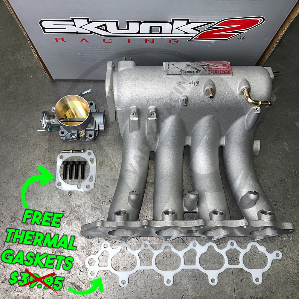 Skunk2 Pro Intake Manifold & 70mm Cast Throttle Body for Honda H / F Series H22 F20B