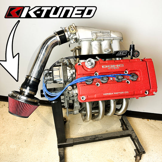 K-Tuned Shorty Filter 3" inch Air Intake for Honda Civic Integra w/Skunk2 Ultra Street