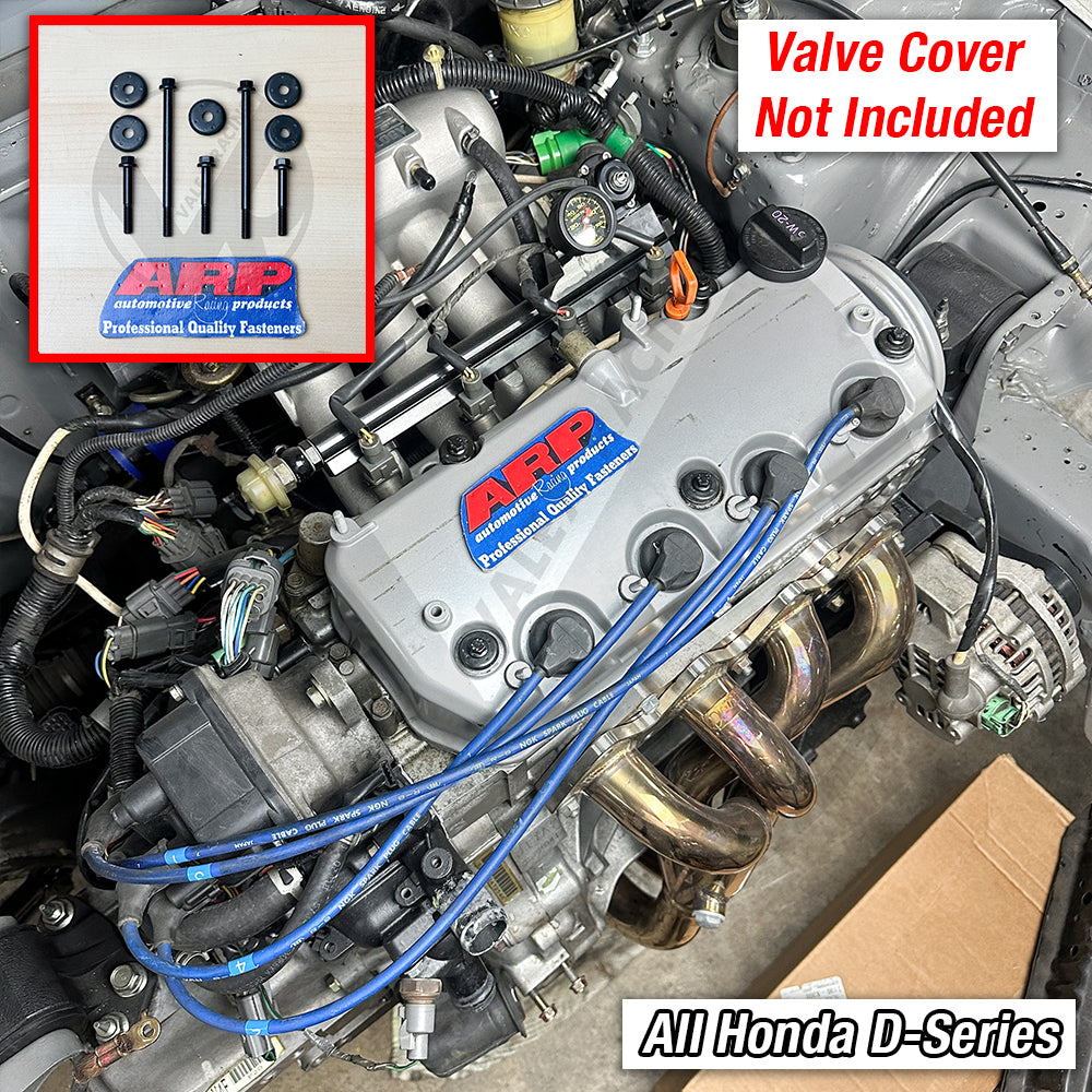 ARP Low Profile Valve Cover Hardware for 92-05 Honda Civic EG EK EM2 D17A D16Z6 Y8 Y7 - Black