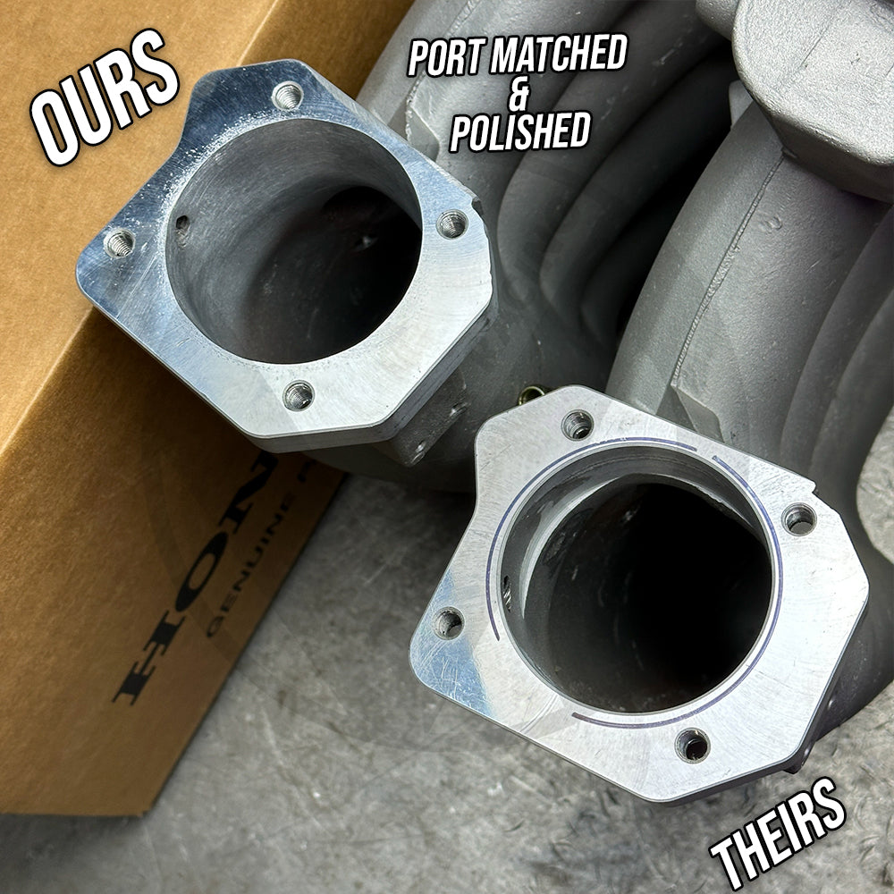 RBC Pro Clipped Ported Intake Manifold K20 K24 Swap 72mm Throttle Body ...