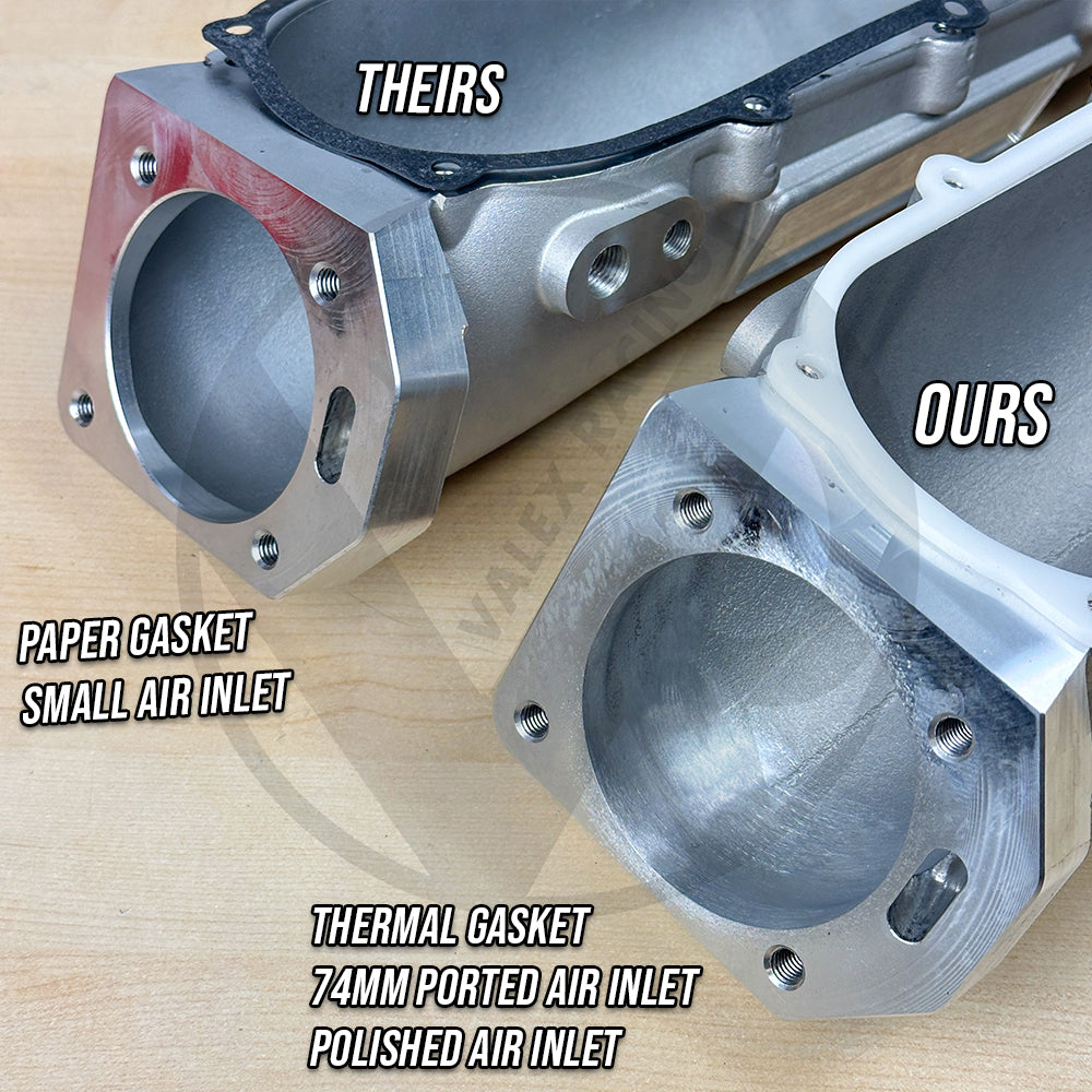 K Series ULTRA PRO Fully Ported Intake Manifold 74mm Throttle Body Port K20 K24