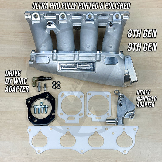 K Series ULTRA PRO FullyPorted Intake Manifold for 06-15 Civic Drive By Wire/IMA