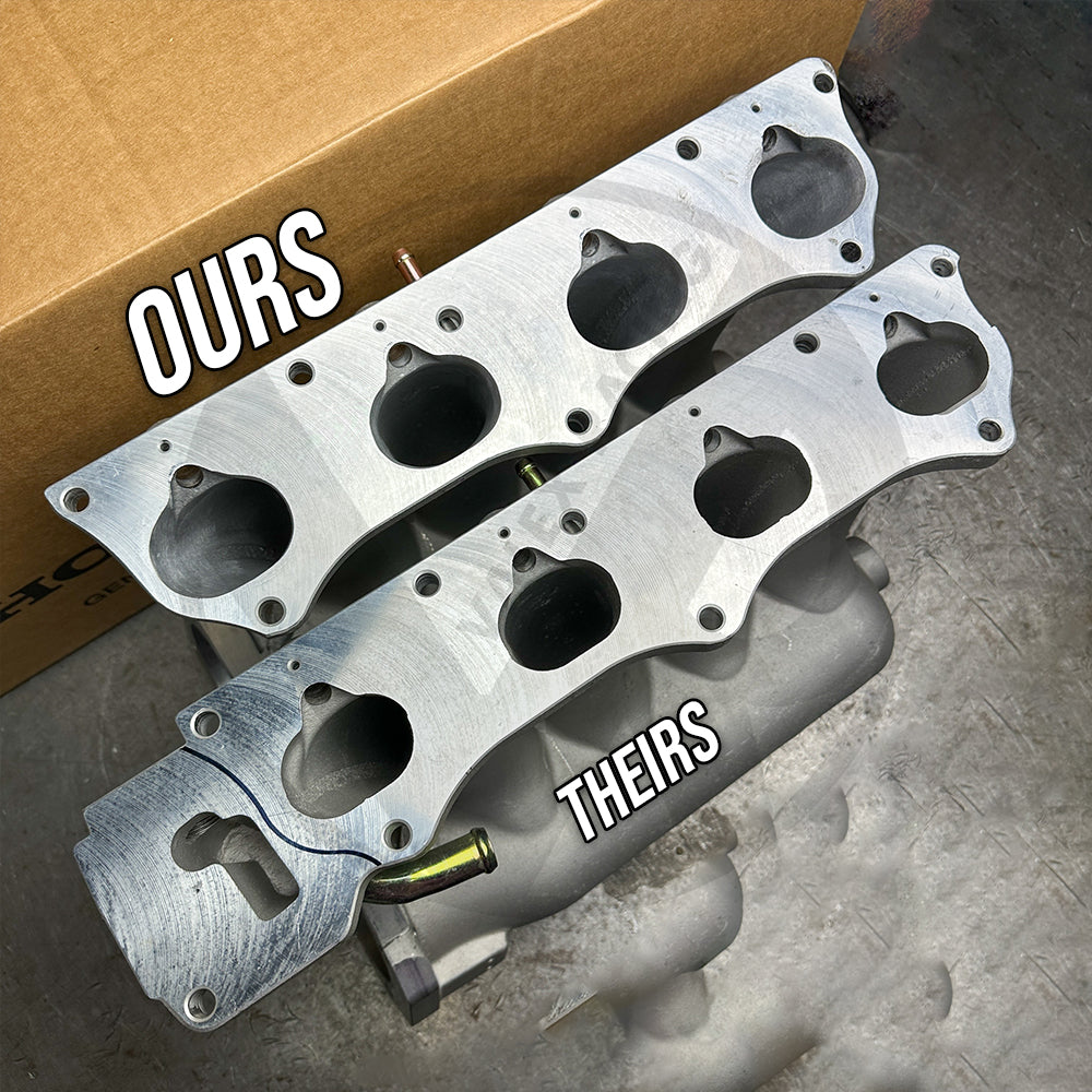 RBC Pro Clipped Ported Intake Manifold K20 K24 K-Swap 72mm Dual Patter ...