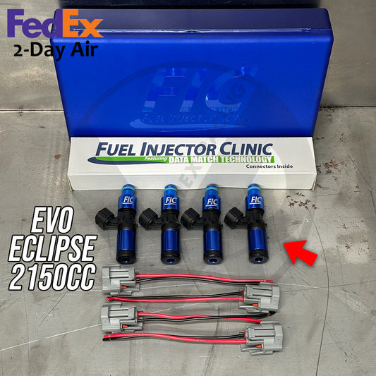 FIC 2150cc Fuel Injectors Set High-Z For Mitsubishi 4G63T GST GSX 95-99 Evo 8 9
